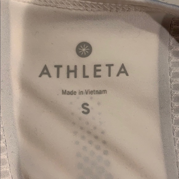 Athleta White Athletic T Shirt - Picture 4 of 5
